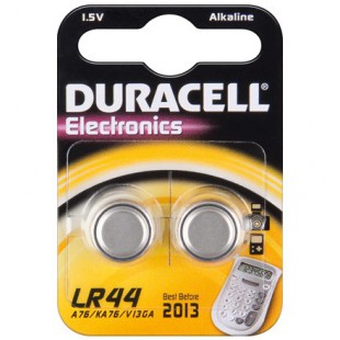 LR 44 / AG 13 / V 13 GA Duracell 2BL