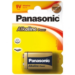 6 LR 61 PAP 1-BL Panasonic alcaline POW