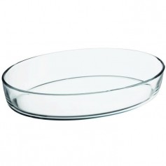 FINLANDEK Plat ovale en verre - 33x22 cm