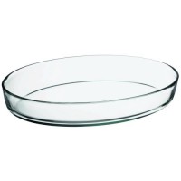 FINLANDEK Plat ovale en verre - 38x25 cm