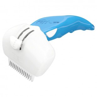 FoOLEE Brosse Easee - Taille S - Bleu - Pour chat
