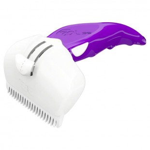FoOLEE Brosse Easee Small - Taille M - Violet - Pour chien