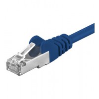 CAT 5-100 FTP Bleu 1m