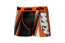 FREEGUN Boxer KTM - Microfibre - Homme - Orange, noir et blanc