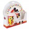 Fun House Disney Mickey ensemble repas comprenant 1 assiette, 1 verre pour enfantet 1 bol pour enfant