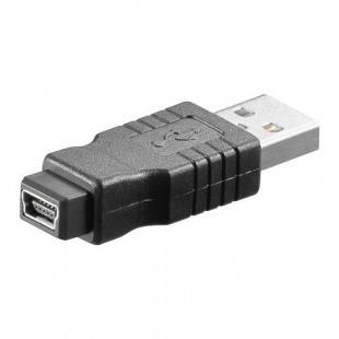 USB ADAP A-M/MINI-B 5 broches-F