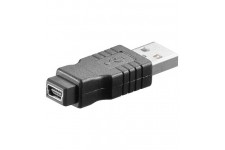 USB ADAP A-M/MINI-B 5 broches-F