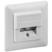 CAT 5e DUP BLANC FLUSH MOUNT