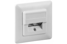 CAT 5e DUP BLANC FLUSH MOUNT