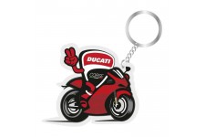 GP MOTORS Porte-clés Ducati Motorbike - Rouge et Noir
