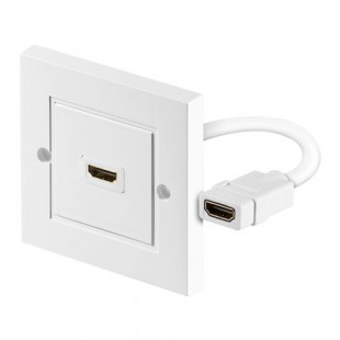 MMK WALL SOCKET HDMI+ BLANC 1 PORT