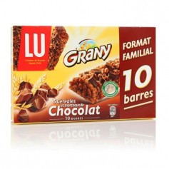 GRANY 10 barres 5 céréales chocolat