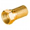 Lot de 100 - WEF 7 C F-Prise 20mm Cu BIG NUT gold