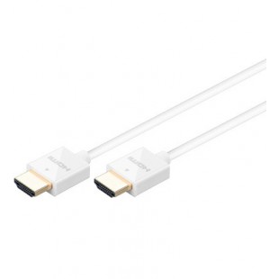 HDMI+ Câble HiSpeed/wE 0050 G slim whit