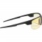 Gunnar - Torpedo Onyx - Lunettes prog gamer - Monture noire adapté au casque grand champ visuel et verres ambrés - filtrent 65%