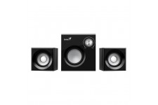GENIUS Haut parleurs HP SP HF 160 - USB - 8 Watts - Noir - PC / Mac / Smartphone / Tablette / Lecteur MP3 et CD