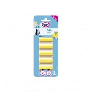 HANDY BAG 214310 Pack de 5 parfums pour aspirateurs traîneaux Deo sticks - Citron