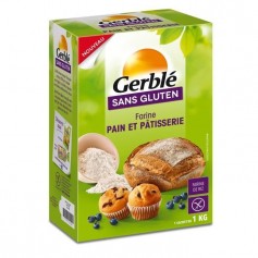 GERBLE Farine Pain et Pâtisserie sans gluten - 1 kg