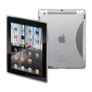 CASE for iPad 2/3 (TPU)transparent/weiss