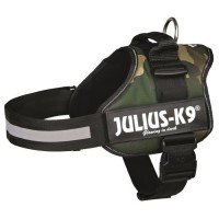 Harnais Power Julius-K9 - 1 - L : 66-85 cm-50 mm - Camouflage - Pour chien