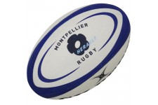 GILBERT Ballon de rugby REPLICA - Montpellier - Taille 5