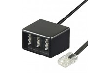 Lot de 10 - TEL ADAP RJ45 - TAE NFN NOIR