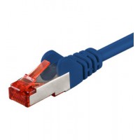 CAT 6-100 SSTP PIMF Bleu 1m