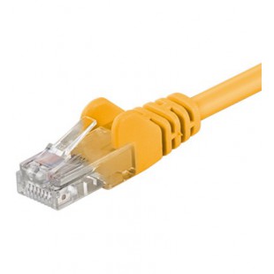 CAT 5-050 UTP JAUNE 0.50m