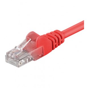 CAT 5-100 UTP ROUGE 1m