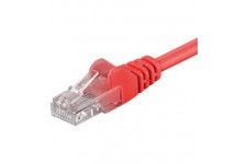 CAT 5-100 UTP ROUGE 1m