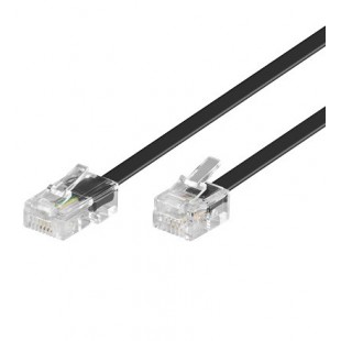 TEL 6P4C-8P4C RJ11-RJ45 300 NOIR 3m