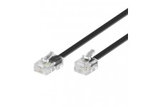 TEL 6P4C-8P4C RJ11-RJ45 300 NOIR 3m