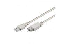 USB Verl AA 030 HiSpeed GRIS 0.3m