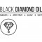 GLAMORISER Brosse lissante BLACK EDITION - picots infusés a l'huile de diamant noir - Noir/Violet
