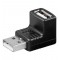 USB ADAP A-M/A-F 90°
