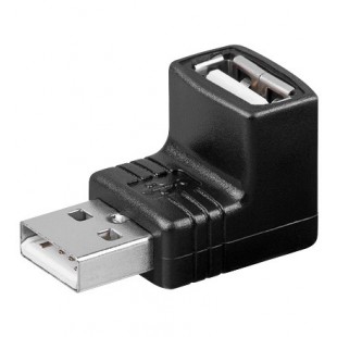 USB ADAP A-M/A-F 90°