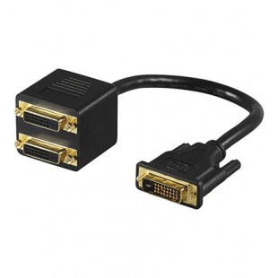 DVI ADAP 24+1 DVI-D vers 2x DVI-D