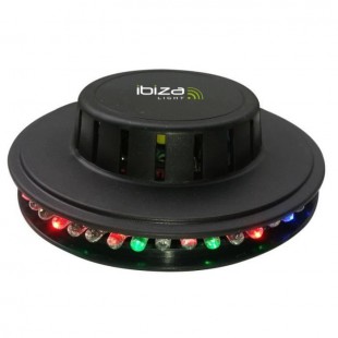 IBIZA Effet lumiere LED "UFO" Noir