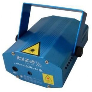 IBIZA LIGHT LAS-S130RG-M-BL Mini effet laser firefly rouge / vert 100+30mw
