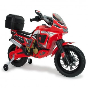 INJUSA Moto électrique enfant Honda Africa Twin 6V Rouge volts