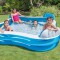 INTEX Piscine gonflable avec 4 sieges pour enfant et famille - 2,29x2,29x0,66m