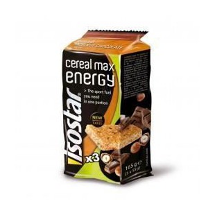ISOSTAR Barres Cereal Max noisette-chocolat - 3x 55 g