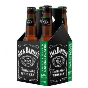 Jack Daniel's Ginger Flavor - Cocktail pret-a-boire - 5,5%vol - 4x33cl