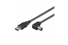 USB AB 050 90° HiSpeed 0.5m