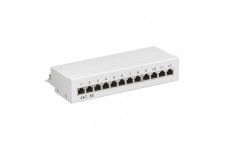 CAT PATCH PANEL CAT5e 12 PORT SHIELDED