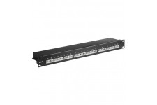 CAT PATCH PANEL CAT6 24 PORT SHIELDED