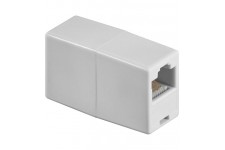 Lot de 10 - TEL ADAP RJ45/8P8C 2xF JACK/JACK WHIT