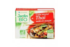 JARDIN BIO Cube saveur Thai wok et soupe bio - 66 g