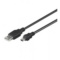 USB MINI-B 5 broches 015 NOIR 0.15m