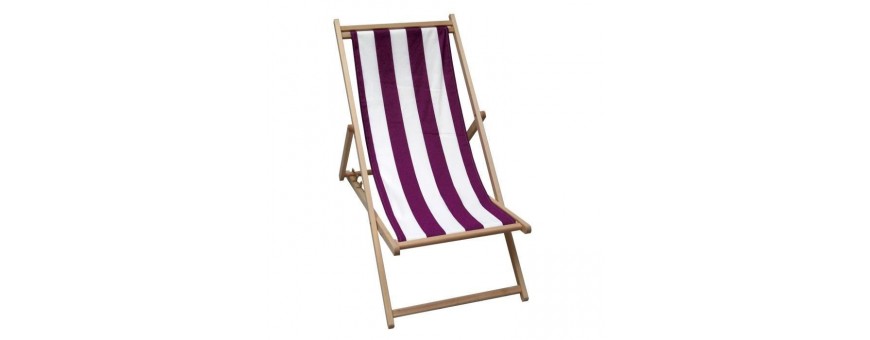 CHAISE LONGUE - TRANSAT - BAIN DE SOLEIL